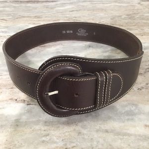 Beautiful Italian Leather Wide Belt